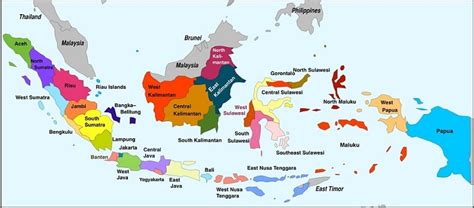 Peta Provinsi Di Indonesia Lengkap Dan Ibukotanya