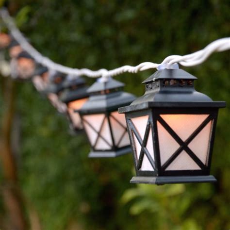 Ancient Prague Plug In String Light Lanterns Set Of 10 Landscape