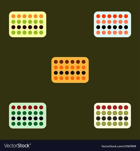 Twister Game Mat Collection Royalty Free Vector Image
