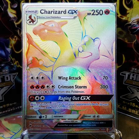 Charizard Gx Hyper Rare From Pokemon Card Tcg Burning Shadows Hobbies