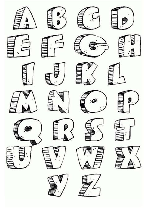 Abc Letras Do Alfabeto Para Imprimir Moldes Do Alfabeto Lindos