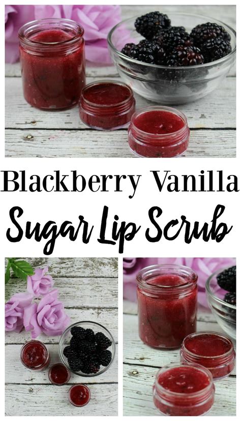 Blackberry Vanilla Sugar Lip Scrub Divine Lifestyle Recipe Lip