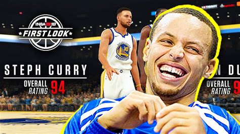Stephen Curry And Kevin Durant React To Their Nba 2k18