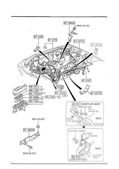 Workshop manuals / repair manuals are suitable for the below vehicles: Mazda 323 Fuse, 80a (black ). Harnessesengine ...