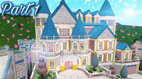 Bloxburg Dream Castle Speedbuild Part 15 Youtube