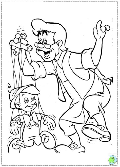 Pinocchio Colouring Pages Coloring Home