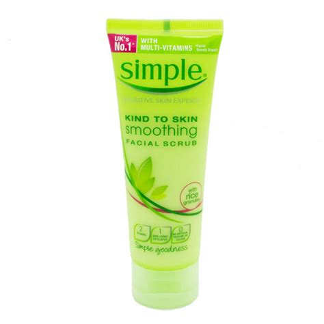 Simple Kind To Skin Smoothing Facial Scrub 75ml Inish Pharmacy Ireland