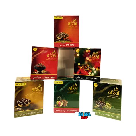 Afzal Shisha 250 Grams Shisha Shop Charcoal Twist Packing Flavors