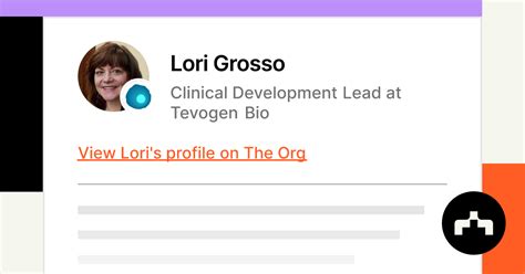 Lori Grosso Clinical Development Lead At Tevogen Bio The Org