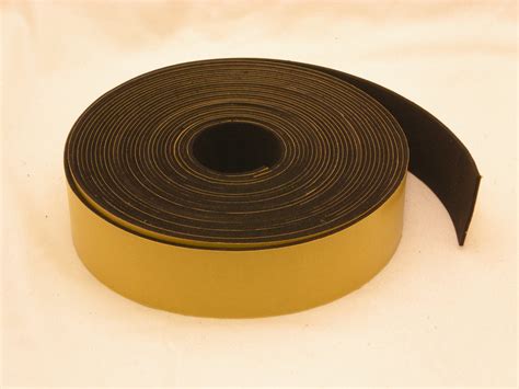 Neoprene Rubber Self Adhesive Strip 1 12 Wide X 116 Thick X 33 Feet