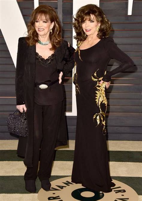 Jackie and joan collins, 1974. February 22, 2015 : Los Angeles, California - Joan Collins ...