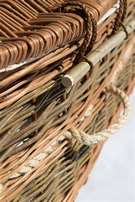 Coffin Casket Wicker Basket Willow Coffin Handcrafted In The Uk With
