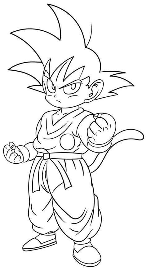 Las Mejores 137 Goku De Niño Para Dibujar Jorgeleonmx