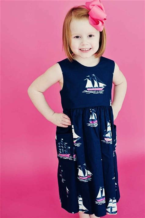 Sailboat Dress By Posh Pickle Sailboat Dress Kids Outfits Girl Outfits