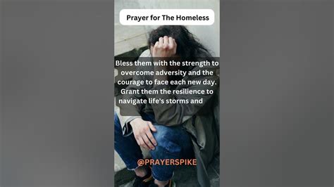 Prayers For The Needs Of Homeless People Shorts Short Youtube