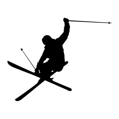 Nordic Skier Silhouette At Getdrawings Free Download