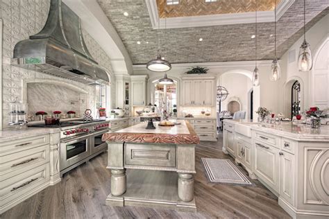 luxury french villa custom home kitchen with white wood luxury kitchens mansion kitchen