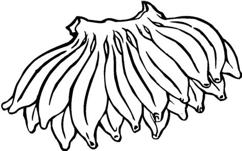 Pin On Banana Bunch Coloring Pages