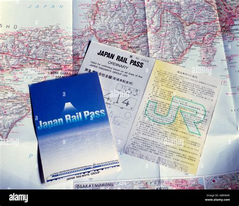 Japan Rail Pass Map Hi Res Stock Photography And Images Alamy