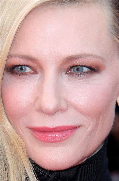 Close Up Of Cate Blanchett At The 2018 Cannes Premiere Of Blackkklansman Hooded Eye Makeup