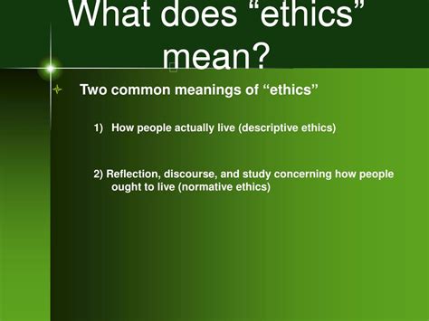 Ppt Ethics Powerpoint Presentation Free Download Id1201918