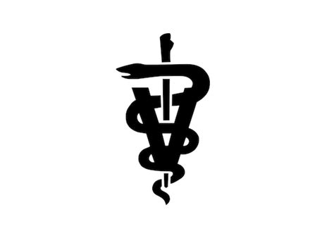 Veterinarian Symbol Svg File Veterinarian Caduceus Svg Etsy