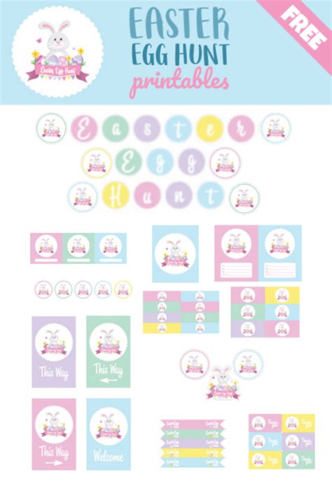 Download these FREE Easter Egg Hunt Printables! | Easter party