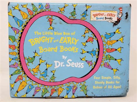 the little blue box of bright and early board books by dr seuss 4 simple books dutch goat