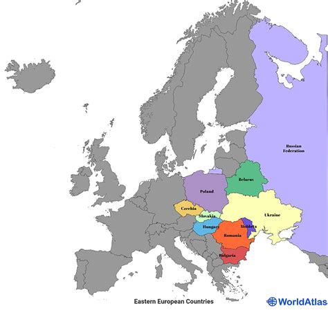 Eastern European Countries - WorldAtlas