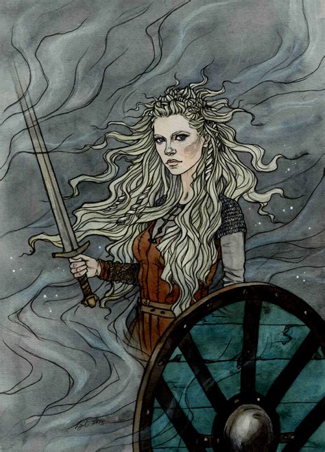 Maybe you would like to learn more about one of these? The shield maiden. by LiigaKlavina on DeviantArt