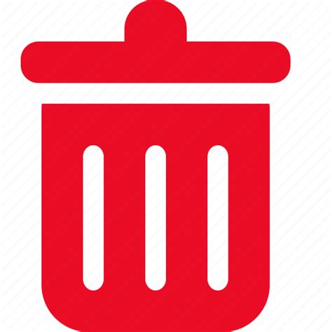 Bin Delete Garbage Recycle Remove Trash Icon