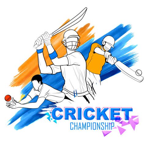 Royalty Free Sport Of Cricket Clip Art Vector Images And Illustrations