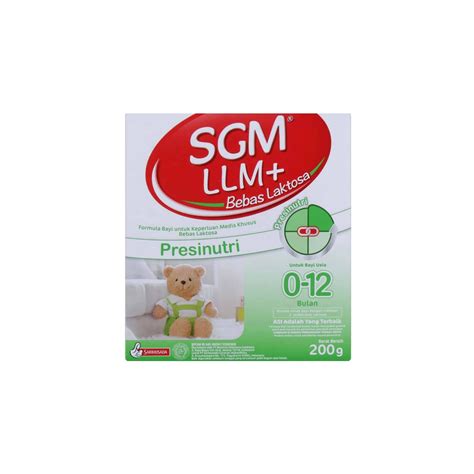 Jual Sgm Llm Gr Susu Formula Bebas Laktosa Shopee Indonesia