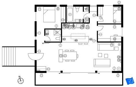 House Floor Plan With Electrical Layout