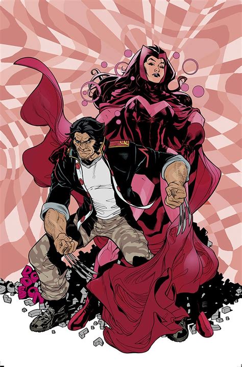 Wolverine And Scarlet Witch By Terry Dodson Marvel Comics Art New