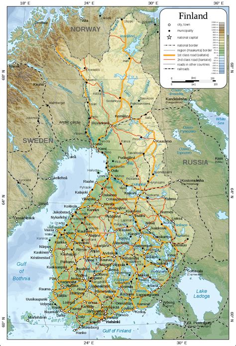 Geography Of Finland Wikipedia