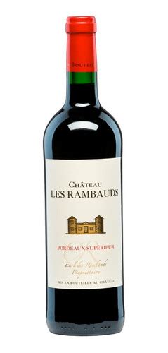 Vinho Tinto Chateau Les Rambauds Bordeaux Superieur 750ml Frete Grátis