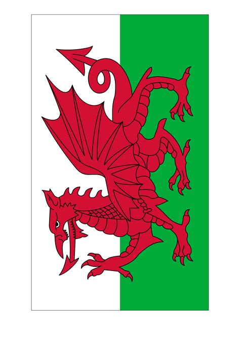 Wales Flag Templates At