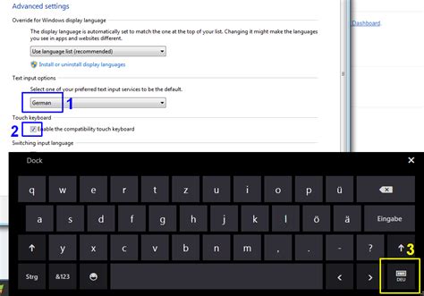 Deutsche Tastatur In Windows 8 Einrichten It Stackde