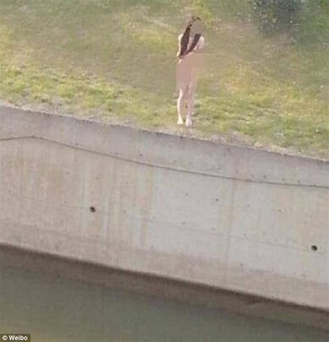 Naked Woman In China Rescued After Jumping Into River But Rescuer Is