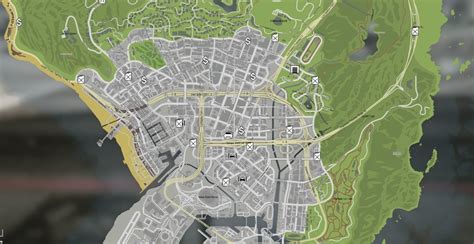 Gta V Map With Street Names Maping Resources