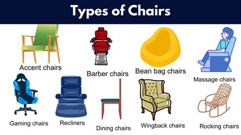 List Of Different Types Of Chairs Pictures Grammarvocab