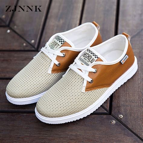 Zjnnk Hot Sale Men Summer Shoes Breathable Male Casual