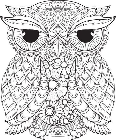 This is a print, not the original. Pin by Justin Ogden on Adult coloring book | Pinterest | Coloriage, Coloriage chouette and ...