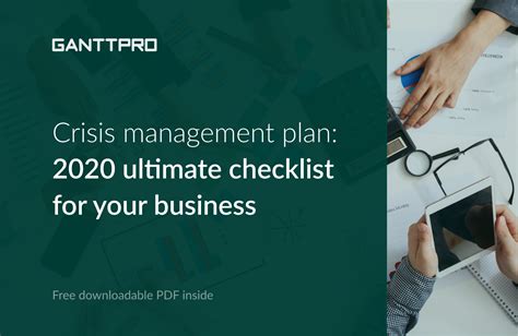 Crisis Management Plan Checklist For Businesses