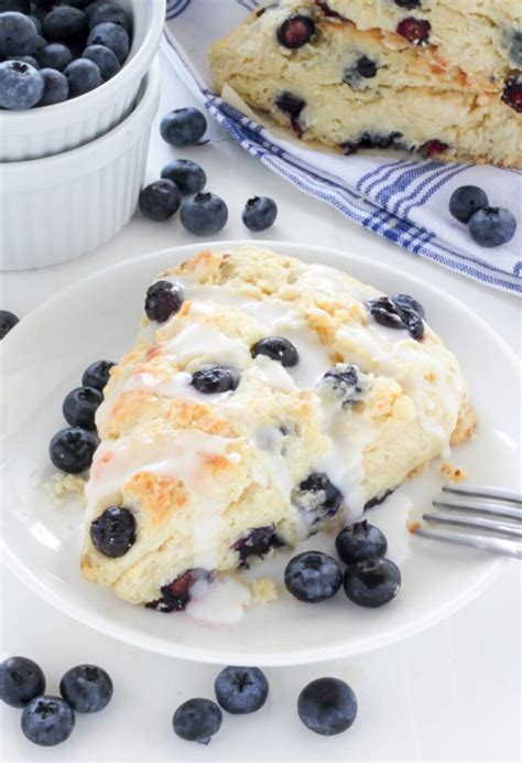 Blueberry Ricotta Scones Baker By Nature