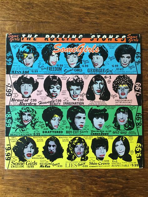 Rolling Stones Some Girls Original Stereo Vinyl Lp 1978 Etsy