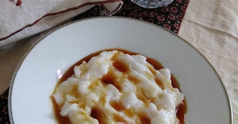 Rebus hingga gula larut dan mengental lalu matikan api. 1.023 resep bubur sumsum gula merah enak dan sederhana ...