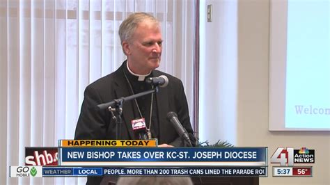 New Bishop Takes Over Kansas City St Joseph Diocese Youtube