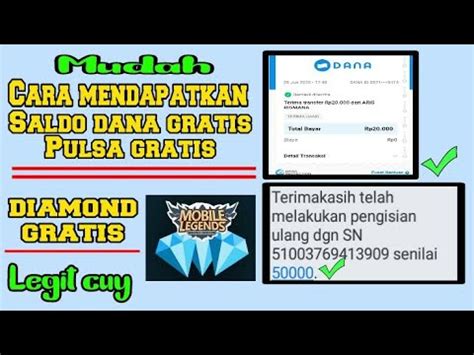 Check spelling or type a new query. Mudah sekali cara mendapatkan saldo dana pulsa dan diamond ...